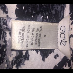 Cache Tops - CACHE black and white sleeveless button down top Cache Tops - CACHE black and white sleeveless button down top